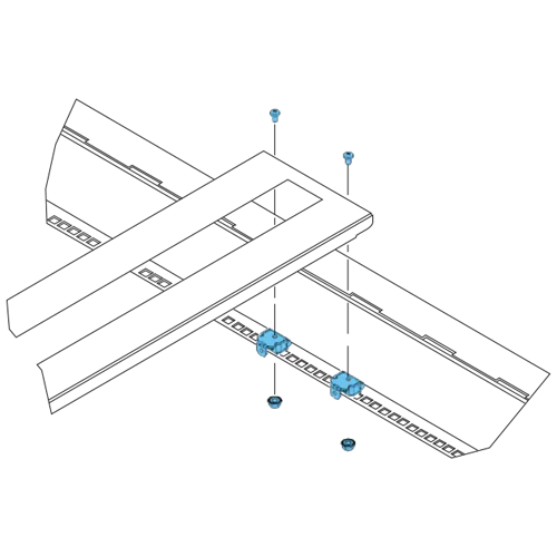 Cover Plate Standard Hinge Kit - EG OMT
