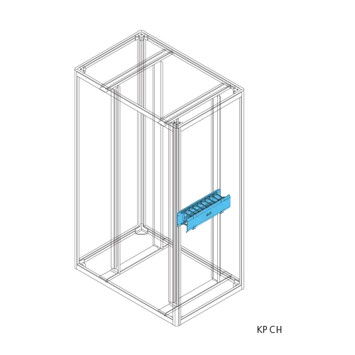 Metal Kapaklı Yatay Kablo Düzenleyici